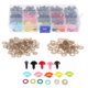 thumbnail image 5 of 70pcs 12mm Color de la mezcla Brillo plástico Ojos de seguridad + 35pcs Narices + 35pcs Boca, 5 of 5
