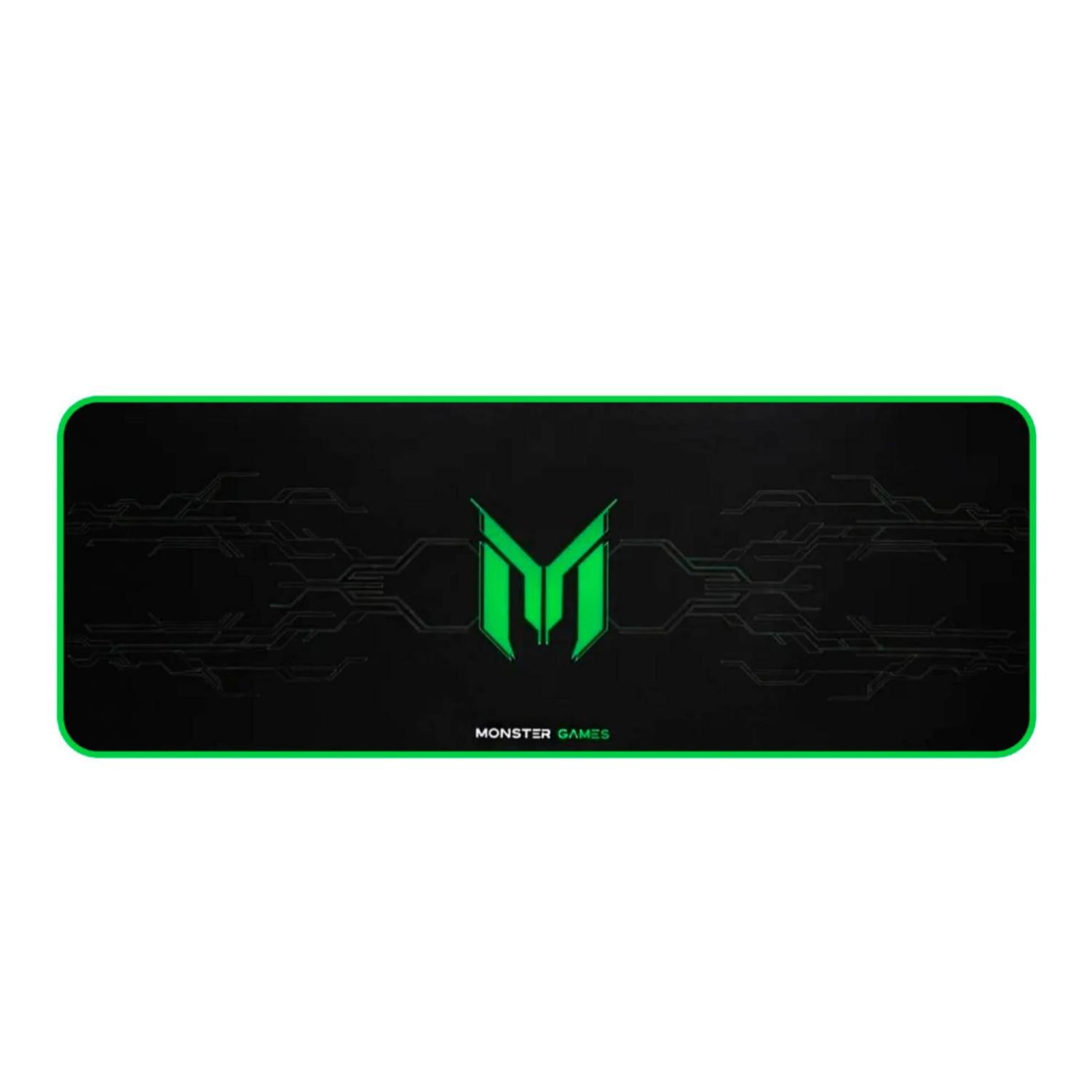 Monster Games - Mousepad Gamer Xl 75x28cm Negro Mild