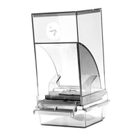 Ioensy - Alimentador De Jaula Para Pájaros Sin Ensuciar, Contenedor De Comida Transparente Para Periquitos, Periquitos, Cacatúas, Transparente