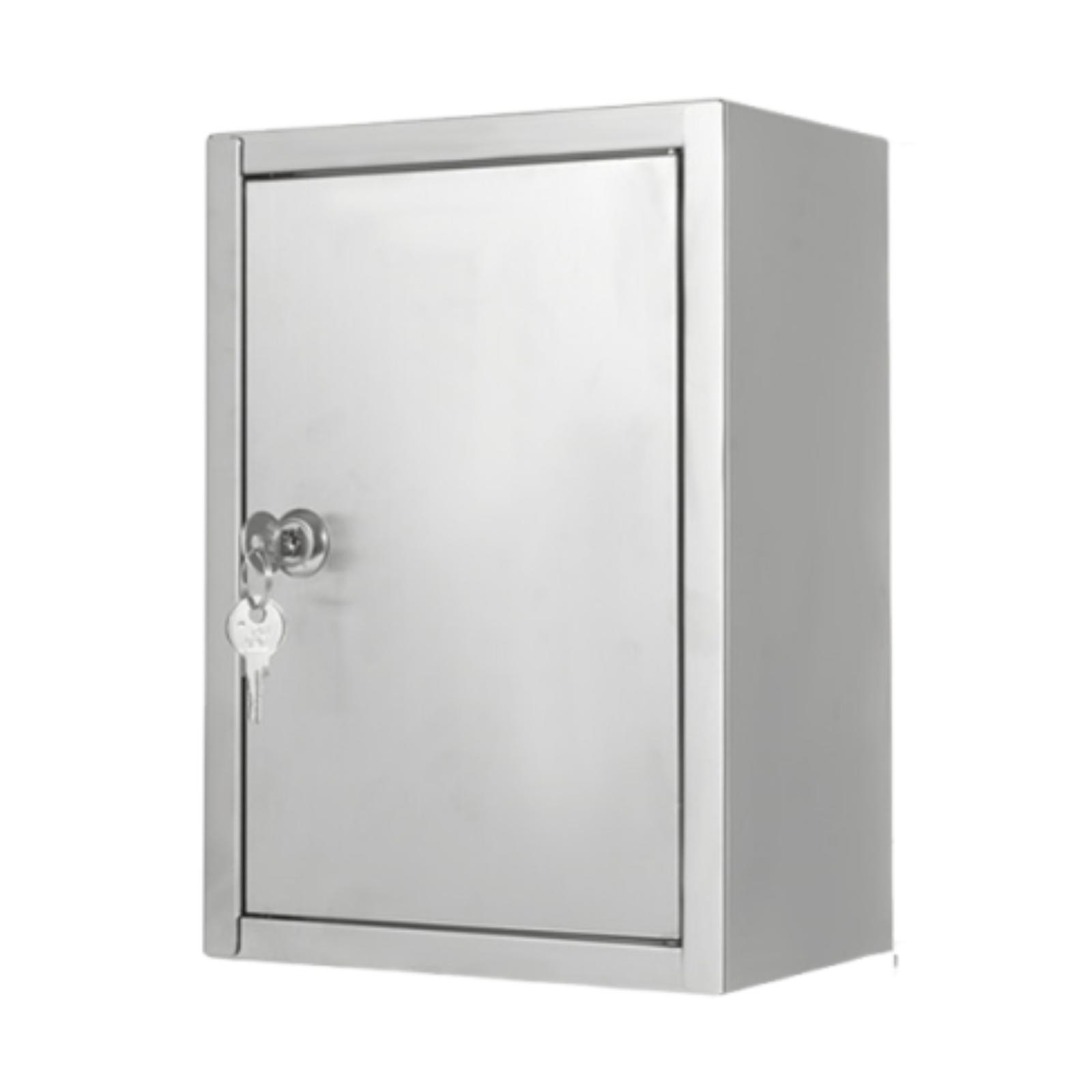 Magideal - Caja Eléctrica De Acero Inoxidable De Alta Resistencia Con Protección De Bloqueo Con Tornillo De Montaje Caja De Conexiones Eléctricas Resistente A La