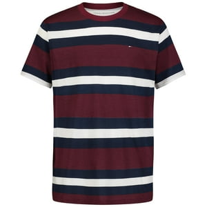 Camiseta Tommy Hilfiger De Manga Corta Para Niños, Rugby Stripe, 8 Años