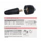 thumbnail image 3 of Conector de panel de cable de soldadura TIG RIVERWELD DKJ10-25 200A, 3 of 4