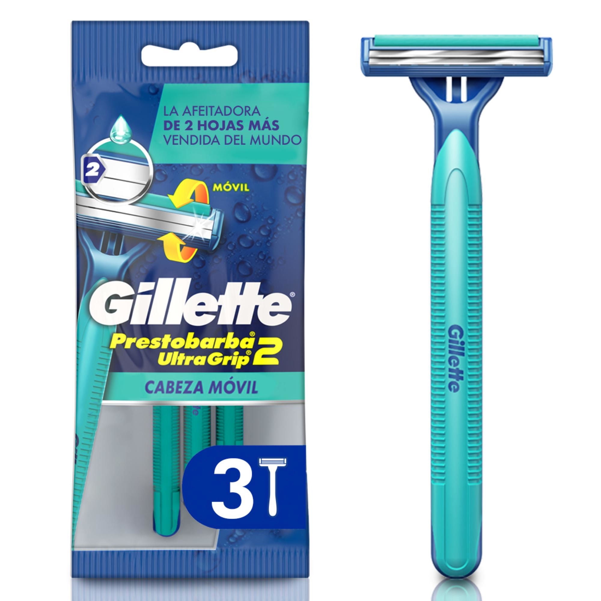 Máquina De Afeitar Prestobarba Desechable Ultragrip 3 Un Gillette