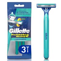 Máquina De Afeitar Prestobarba Desechable Ultragrip 3 Un Gillette