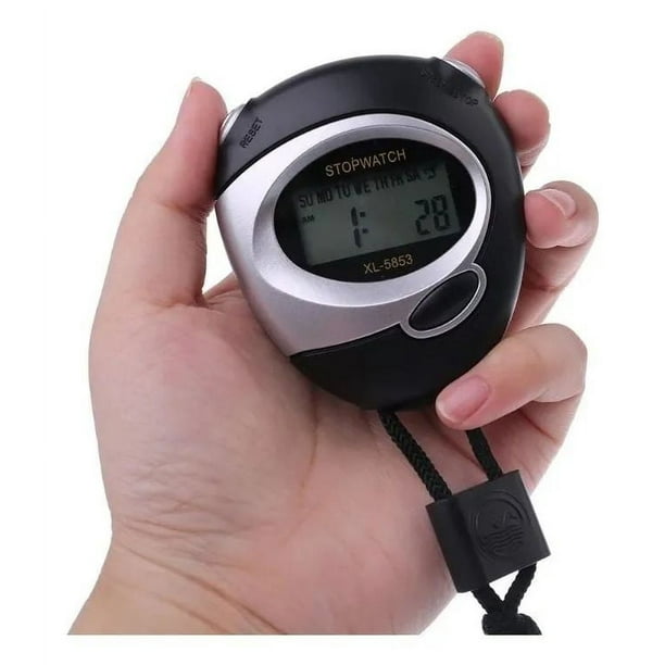 Cronometro Digital para Deporte Gimnasio con Reloj y Alarma KK