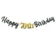 thumbnail image 1 of Banner de cumpleaños MEDIMQC Glitter Happy 70th Birthday, 1 of 8