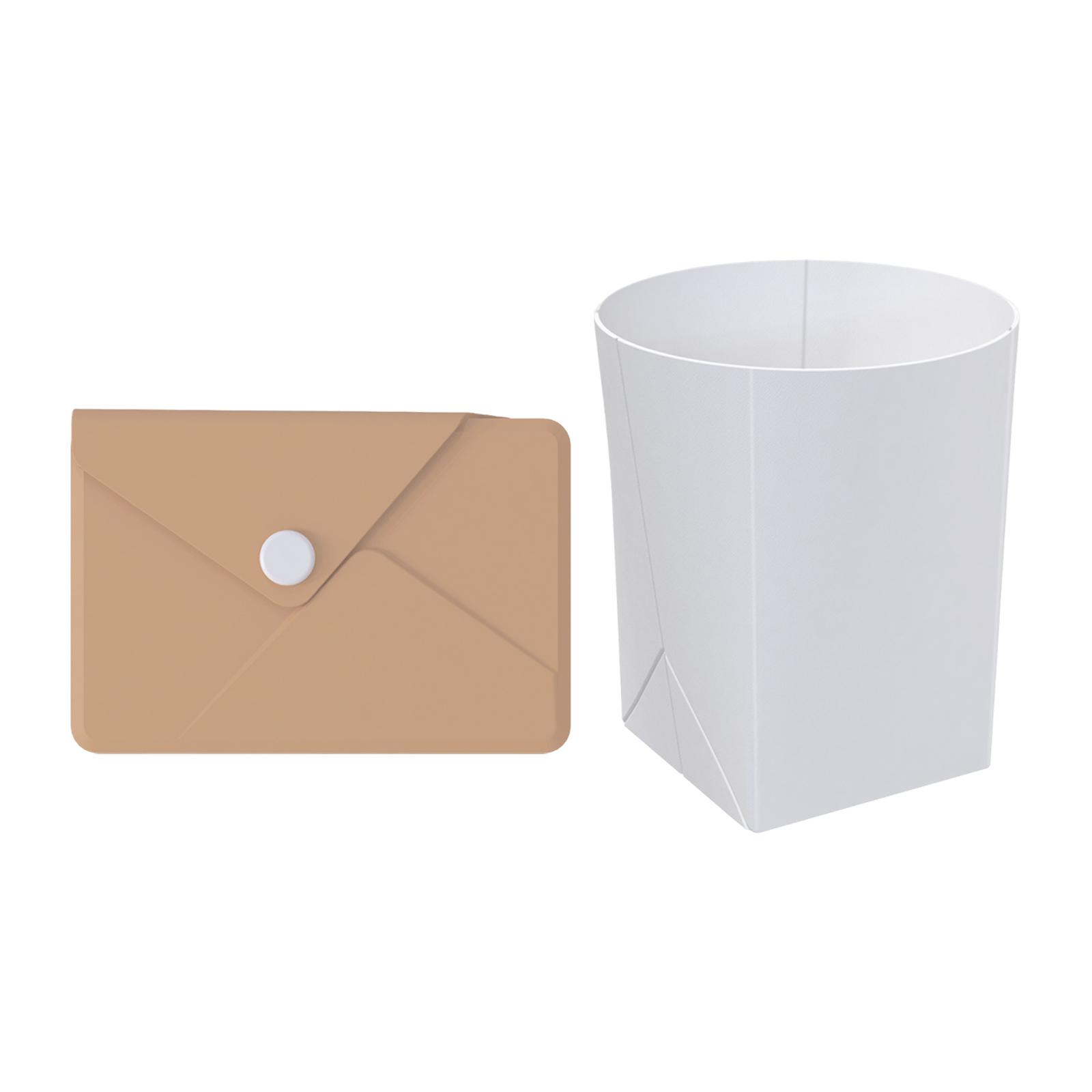 Magideal - Taza De Silicona Plegable, Taza Plegable Para Beber, 250 Ml, Taza Para Acampar, Para Mujeres Y Hombres, Compacta, Con Bolsa De Almacenamiento Para Sen Caqui