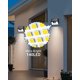 thumbnail image 4 of Paquete de 10 luces solares Peasur Outdoor, 140 LED con sensor de movimiento, 4 of 9