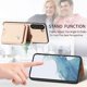 thumbnail image 3 of Funda Billetera Tejida para Samsung Galaxy S23 con Soporte y Tarjetero Beige, 3 of 4