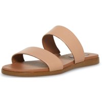 Sandalias Steve Madden Dual Flat Para Mujer Nude