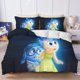 thumbnail image 2 of Inside Out Anime Duvet Cover Set Comforte Printed Cartoon Twin Size Bedding Sets Christmas Gifts 3-piece, 2 of 5
