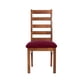 thumbnail image 1 of Silla Burgos Tela Velvet Burdeo, 1 of 2