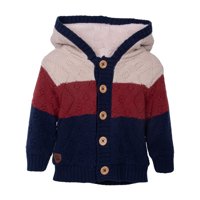 Pillin - Chaleco Bebé Niño Con Botones Forrado Peludito Crudo