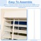 thumbnail image 5 of Paquete de 3 varillas de reemplazo para persianas de 12", varilla de inclinación de persianas de aleación de aluminio con gancho y agarre, varilla para persianas verticales, blanco, 5 of 6