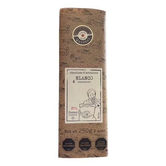 Quintal - Chocolate Blanco 37% Cacao - Barra 50g