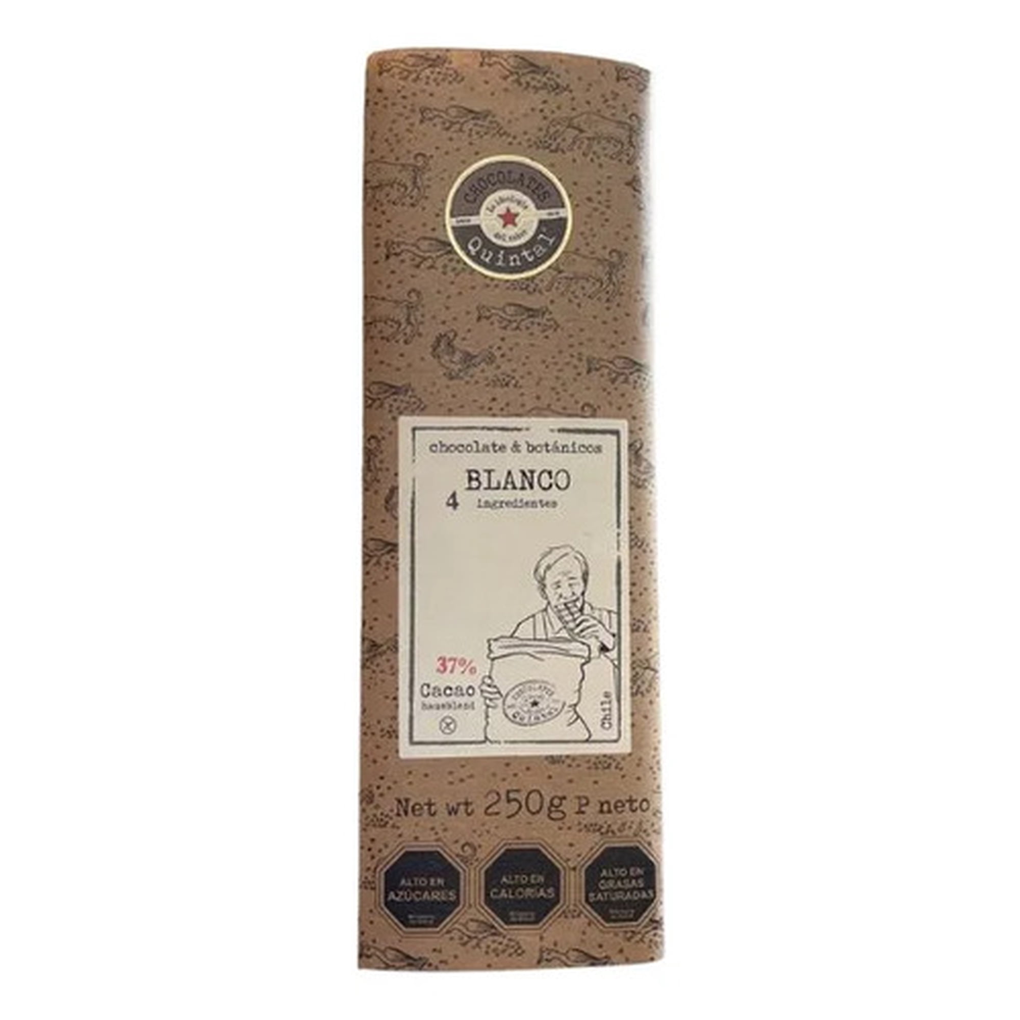 Quintal - Chocolate Blanco 37% Cacao - Barra 50g