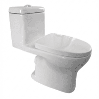 Doer - Wc One Piece Lascar Descarga A Muro 4-6 Litros, Blanco