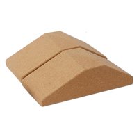 Magideal - Cork Squat Wedge Yoga Block Ejercicio Squat Ramp Tablero Inclinado Antideslizante De Yoga Ligero Para Pilates , 2 Piezas Con Bolsa
