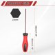 thumbnail image 2 of Uxcell Destornillador Hexagonal Métrico de 2.5mm Destornilladores Magnéticos Acero Aleado S2 Rojo Marrón, 2 of 7