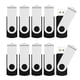 thumbnail image 1 of Unidad flash USB JUANWE de 4 GB x 10 paquetes con carcasa giratoria de 360°, 1 of 7