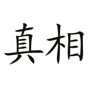 Rienda Libre Graphics - Decomural Truth Chinese Symbol Ws-16092