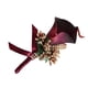 thumbnail image 5 of Lindo Calla Berry Rhinestone Novio Bodas Ramillete Vino Rojo, 5 of 5