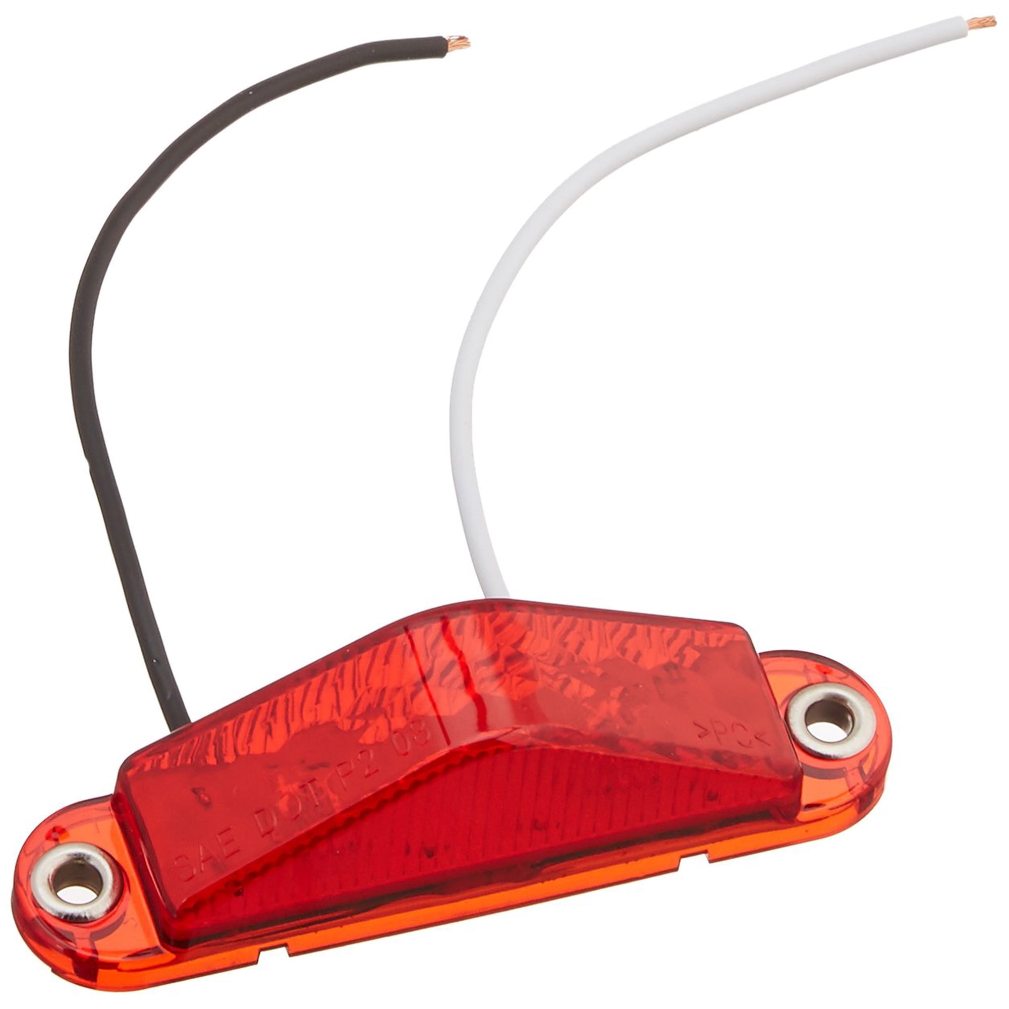Lámpara Led Roadpro Rp1747r Roja Delgada Sellada De 3,5 X 75 Pulgadas Con 2 Hilos