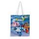 thumbnail image 1 of Robocar Poli Bolso de tela con estampado de lienzo para mujer, bolsa de compras reutilizable y estética, con cremallera interior, regalo para mujer, 35 × 40 cm., 1 of 6