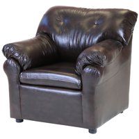 Muebles Altiro - Sofá Mateo 1 Cuerpo - Cuero Sintético Pu Café Moro