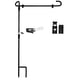 thumbnail image 5 of Soporte para bandera de jardín, soporte para pancarta con topes de resorte, mástil de bandera extraíble en el exterior, soporte para mástil de bandera, 5 of 5