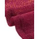 thumbnail image 5 of Agnes Orinda Tops Brillantes para Mujer de Talla Grande para la Escuela Universitaria, Cuello Redondo Transparente con Volantes, Manga 3/4, Doble Capa, Blusas Plisadas, Túnica 4X Rojo, 5 of 6