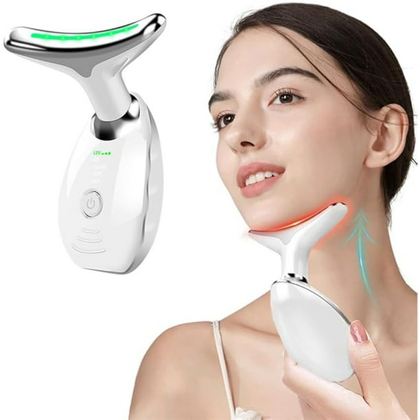 Masajeador Facial Cuello Antiarrugas Masajeador De Belleza Para Estirar Y  Levantar La Piel Masajeador De Vibración De Piel Anti | Lider