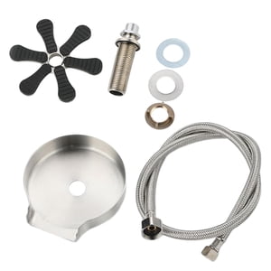 Bothyi - Lavadora De Copa De Grifo De Enjuague De Vidrio Para Barra De Cocina, Vástago Largo De 3,2 Pulgadas, Fácil De Instalar