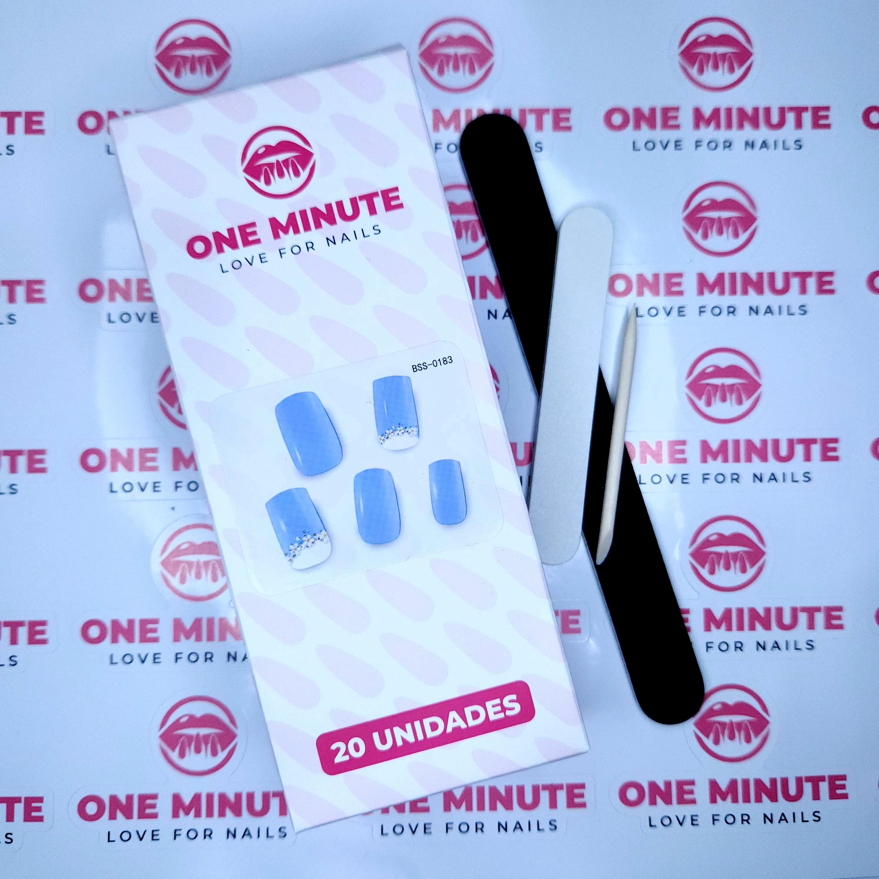 One Minute - Uñas Gel Semicuradas Diseño 183