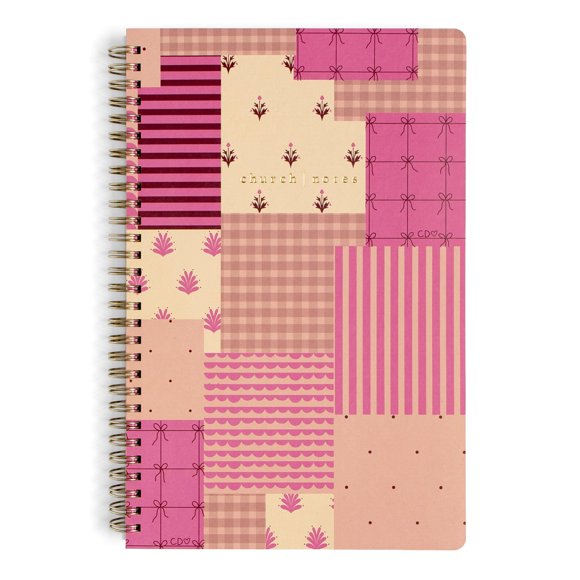 Cuaderno Church Notes 150 páginas con parche acolchado