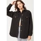 thumbnail image 1 of Shacket Ccwholesalesclothings Jq Fleece Sobredimensionado Negro, 1 of 5