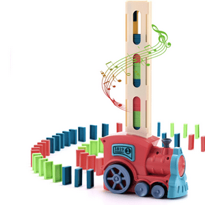 Otuti - Tren Domino Mágico 60 Bloques Con Luces Y Sonidos Rojo