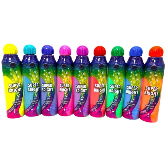 Marcador Dab-O-Ink Súper Brillante Paquete de 9 de 118 ml Fluorescente
