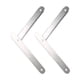 thumbnail image 2 of 2x Accesorio De Bisagra Para Escalera De Tijera Plegable Kit De Reemplazo De Barra De Amarre Para Escaleras De Tijera Blanco, 2 of 5