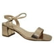 thumbnail image 2 of SANDALIAS DE FIESTA HUALUNAOTE CHAMPAGNE | T2112 - Talla 37, 2 of 5