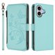 thumbnail image 2 of Funda Cartera Mariposa para [iPhone 17] con Soporte y Cremallera Verde menta, 2 of 6