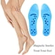 thumbnail image 3 of Plantillas magnéticas para zapatos con imanes - Plantillas de terapia magnética - Alivio eficaz de la fatiga de los pies - Plantillas de acupresión lavables y recortables (azul), 3 of 7