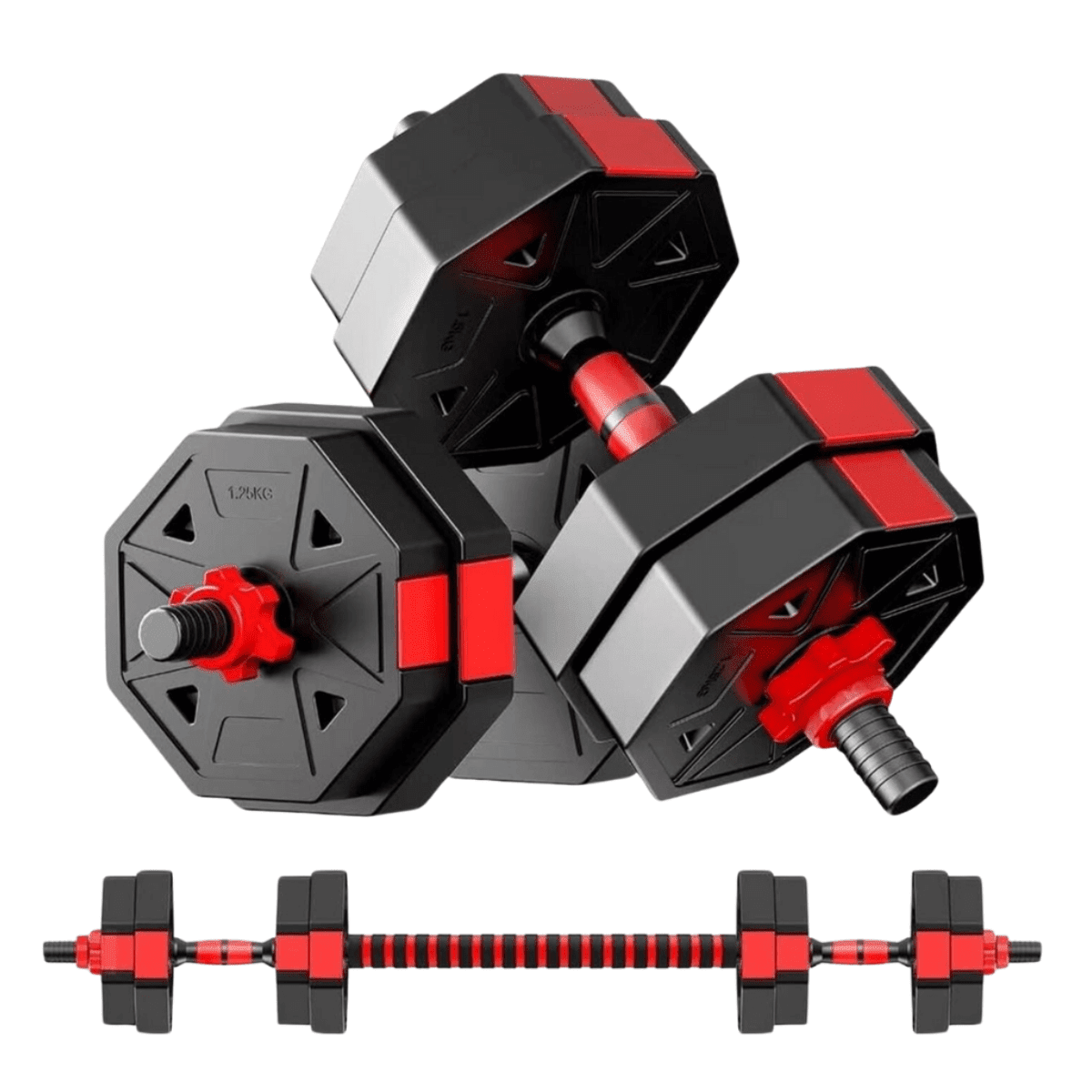 Linea Sport - Set Mancuernas Hexagonales Pvc 15kg