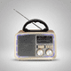 thumbnail image 1 of Radio Retro Vintage Solar Am/SW/FM Bluetooth Model TS-725 Tasbel, 1 of 4