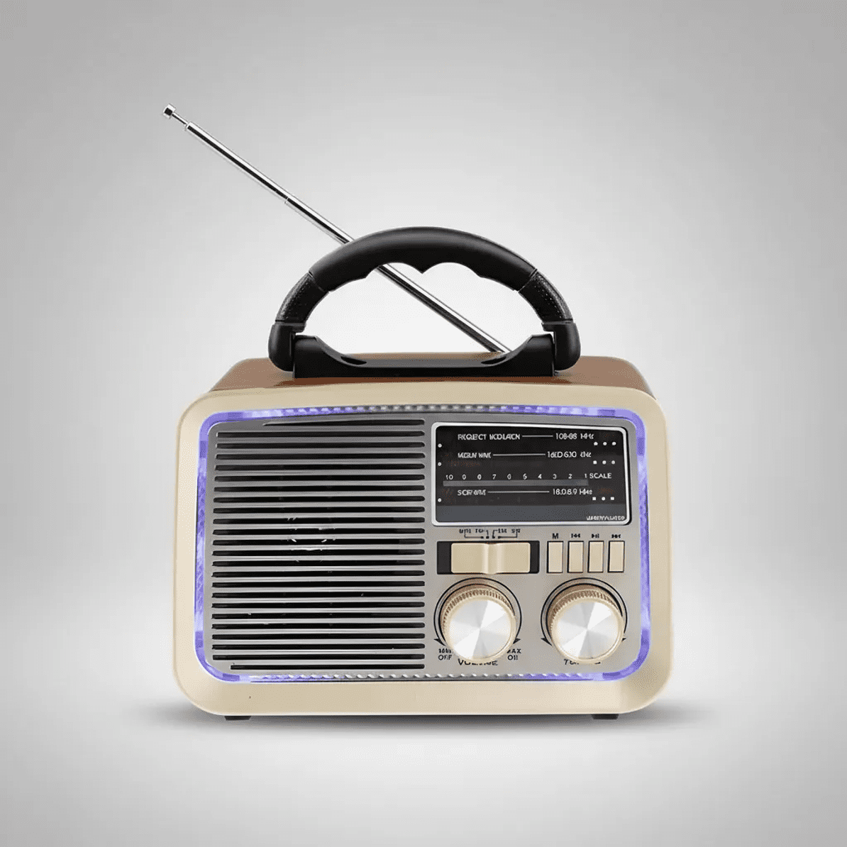 Radio Retro Vintage Solar Am/sw/fm Bluetooth Model Ts-725 Tasbel