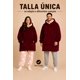 thumbnail image 3 of Poleron Felpa Capucha Manta Polar Invierno Unisex Talla Unic, 3 of 7
