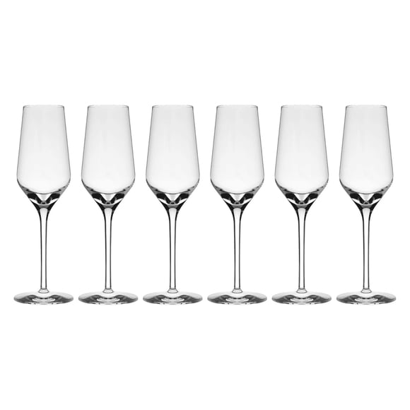 Set 6 Copas De Espumante Flute Bekkaa Valley 248mL Hausmann Transparente