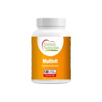 Aminas Nutrición - Multivitamínico - Multivit - 120 Cápsulas, 1.000Mg