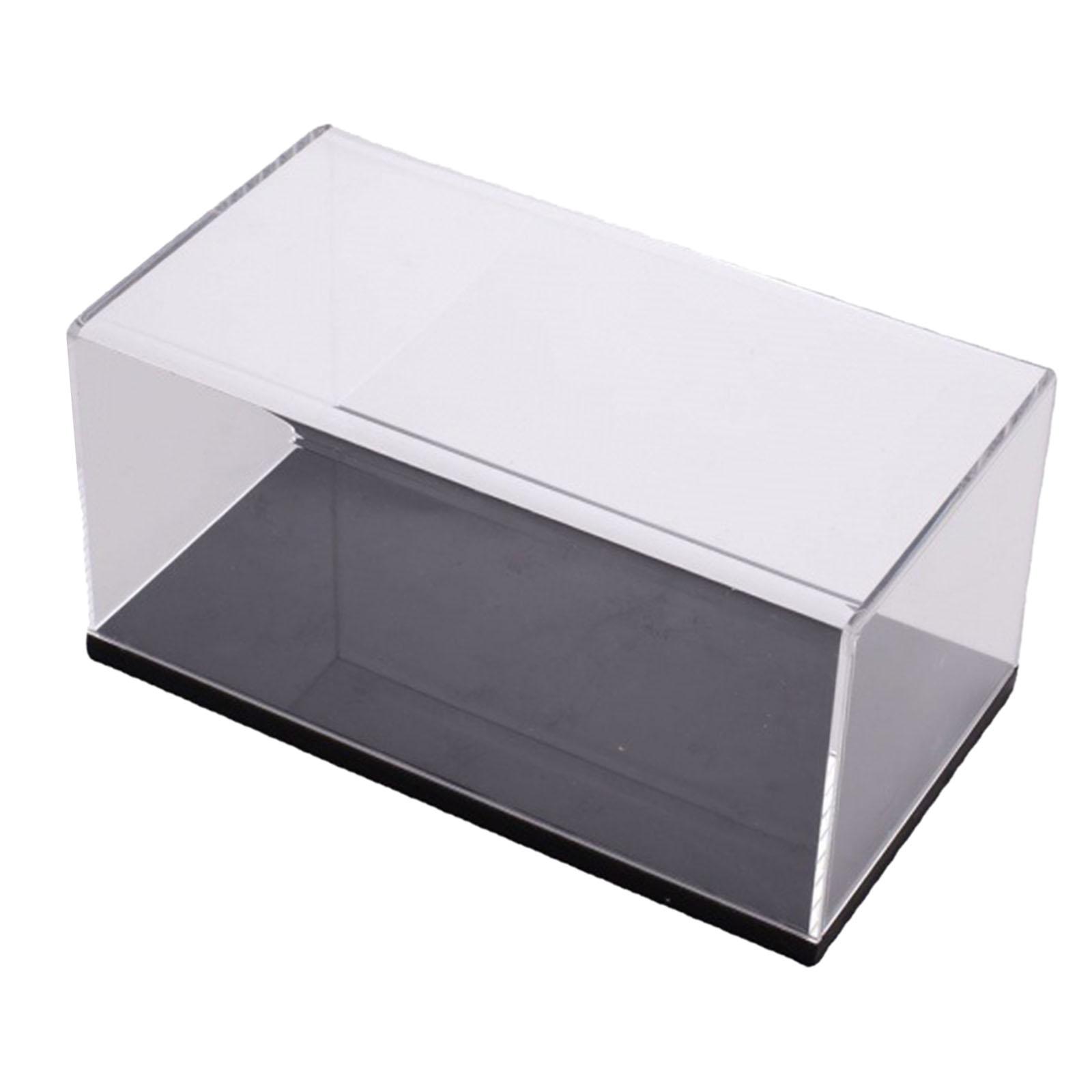 Magideal - Figuras De Acción Acrílica Transparente Caja De Visualización De 14X7X7.7Cm A Prueba De Polvo Multipropósito Para Adornos Pequeños Accesorios Livianos