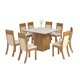 thumbnail image 1 of Comedor Chanel 8 Sillas Imbuia Café Claro, 1 of 6